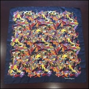 Vintage Salvatore Ferragamo Silk Scarf